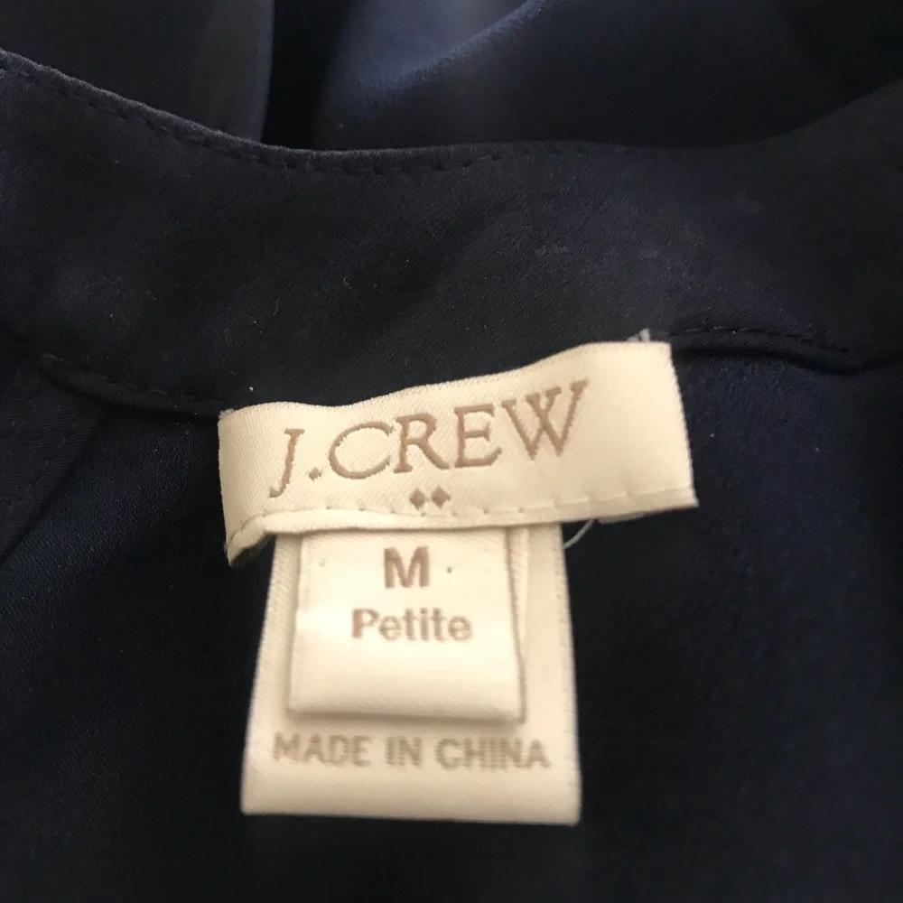 J. Crew Factory Keyhole Open Back Blouse MP_6